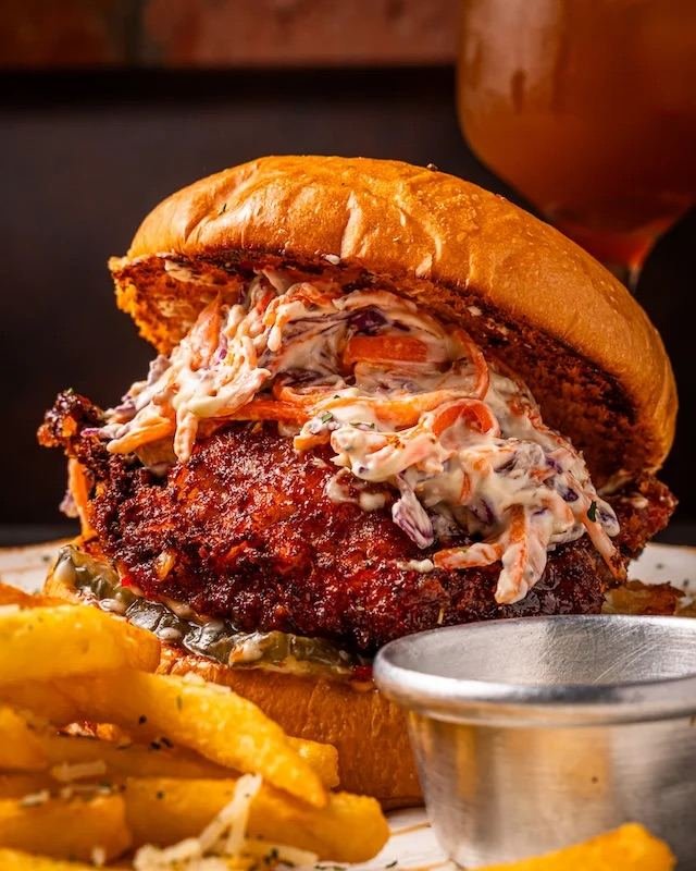 Sándwich crocante con papas